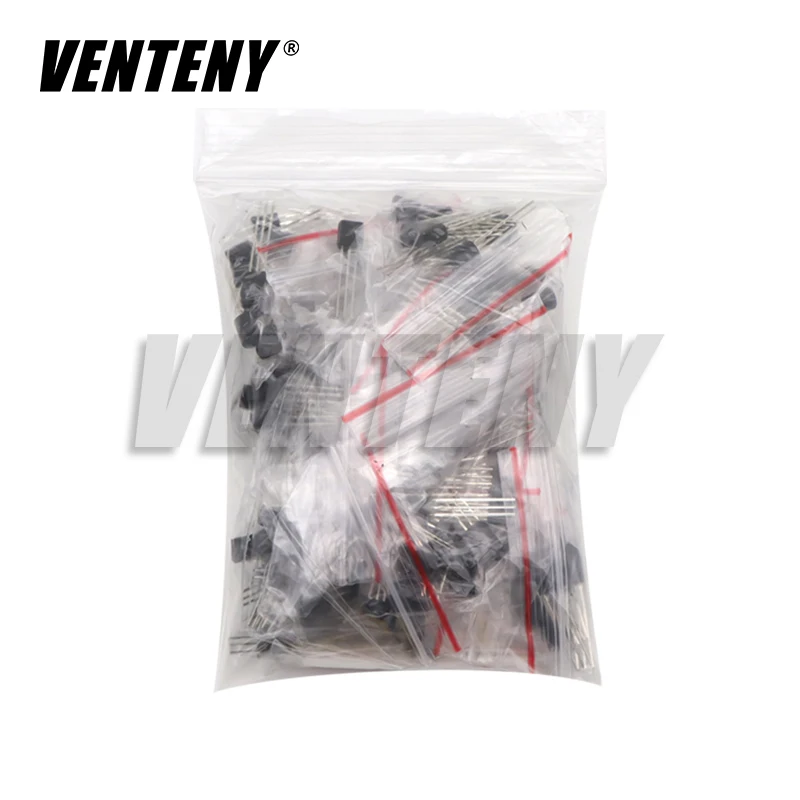 Transistor Assorted Kit TO-92 18kinds*10pcs=180pcs 2N2222 S9013 S9014 S9015 S9018 S8050 S8550 2N5551 2N5401 2N3904 2N3906 C1815