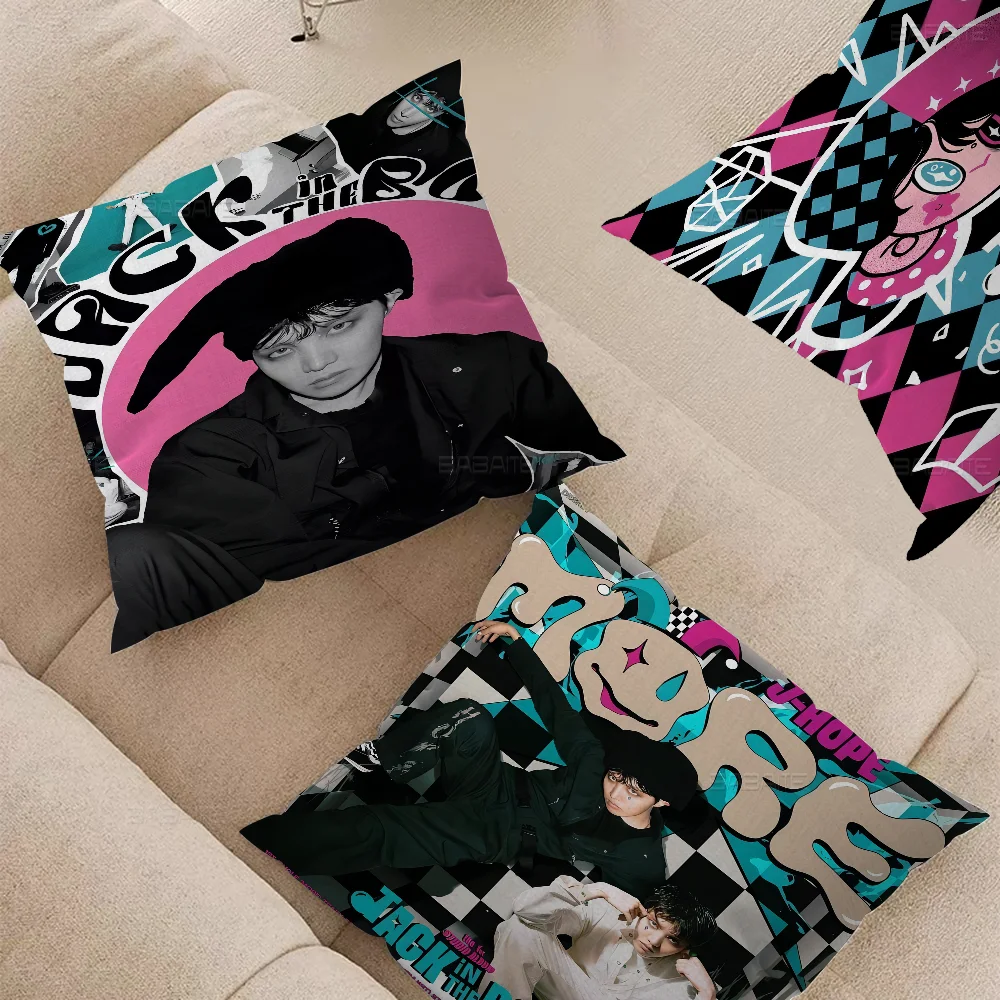 

J-Hope -Arson Kpop Cushion Cover Inches Farmhouse Decor Home Throw Pillow Covers For Couch Decorations