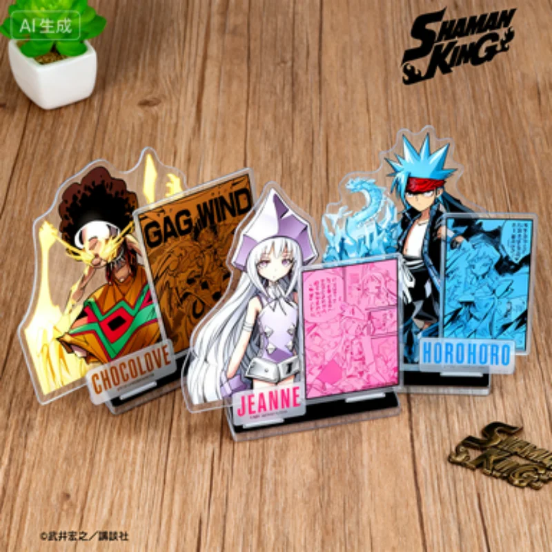 

SHAMAN KING AMIDAMARU Acrylic Stands Yoh Asakura Character Model Plate Desk Sign Props Fans Toy Gift Anime Figure Anime
