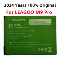 100% Original New BT-5705 3000mAh Battery For LEAGOO M9 Pro M9Pro BT-5705 Mobile Phone Smart Parts Bateria Batterie