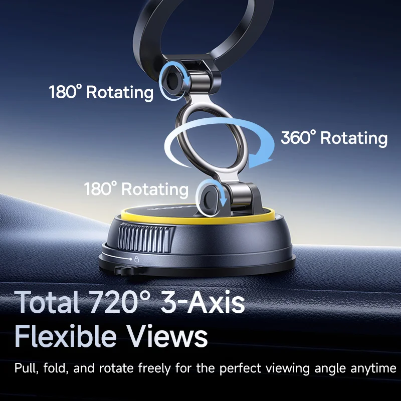 Baseus Vacuum 360° Magnetic Car Phone Mount 2