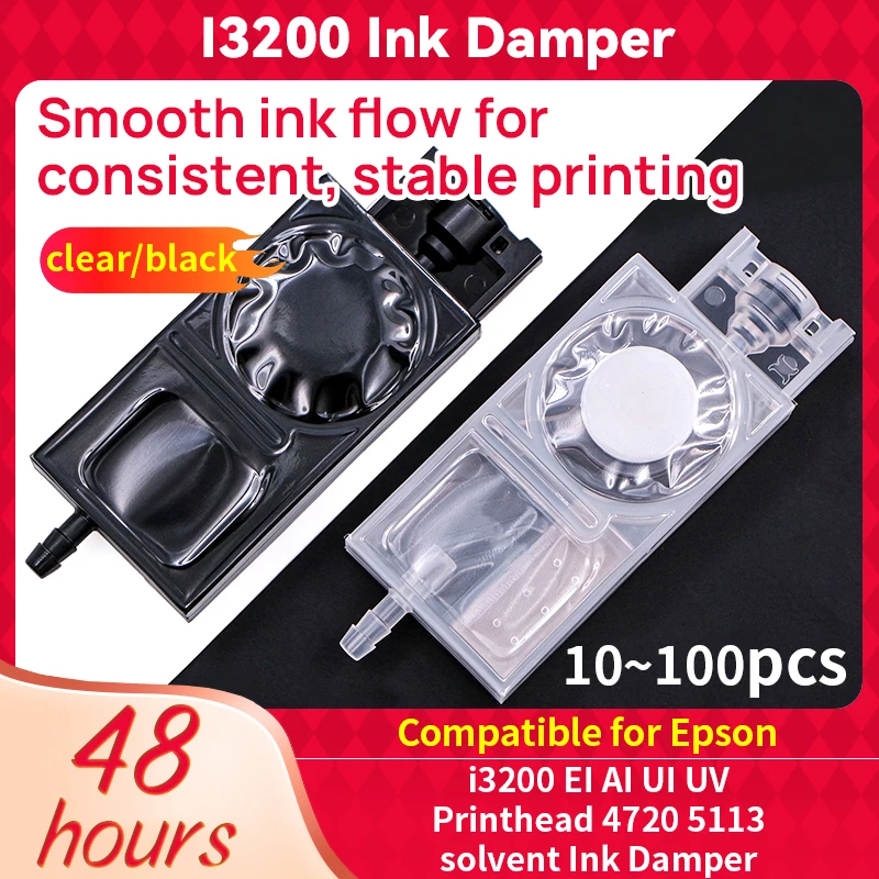 10~100pcs Ink Damper for i3200 Printhead Damper for Epson 4720 5113 Resistance to Corrosion Ink Filter solvent UV Ink Damper