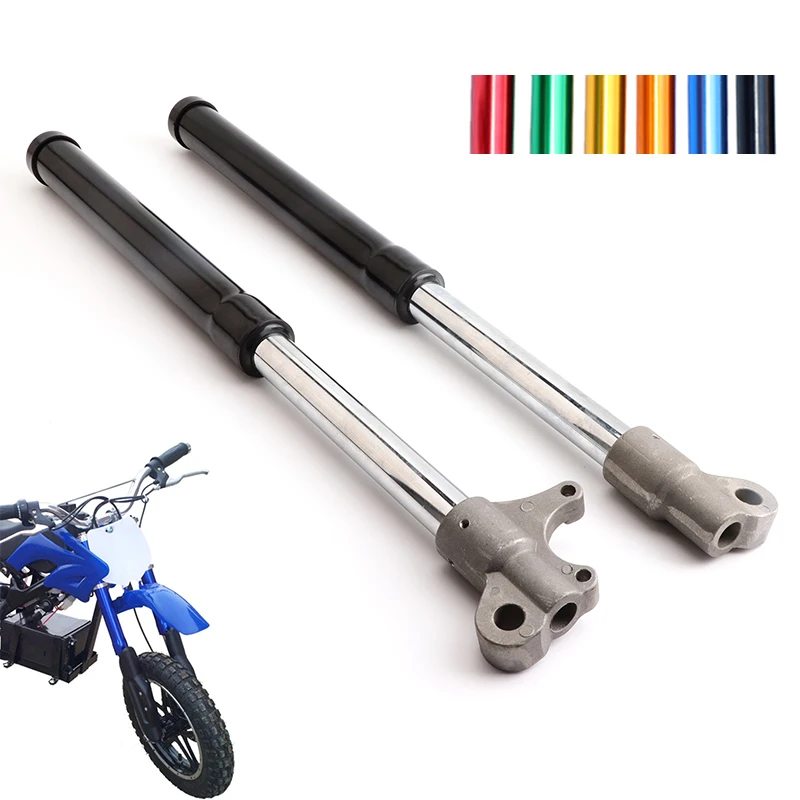 For Mini Dirt Bike Front Inverted Fork Shock Replacement Parts for 47cc 49cc Pocket Bike