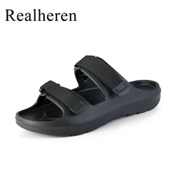 Summer Men Rubber Slippers Beach Soft Indoor Home Designer Slides House Shoes Bedroom Women Couples Fashion EVA Lightweight
