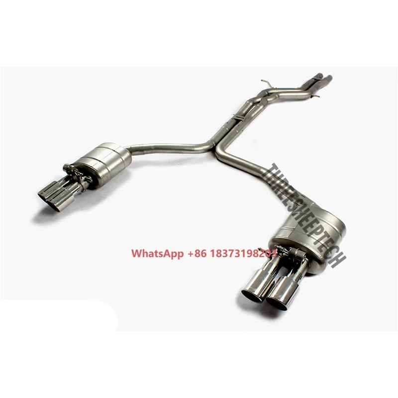 

Factory Custom Valvetronic Catback Exhaust Pipes for A6/A7/C7/C8 304 Stainless Steel Muffler for 2.0T/3.0T Valve Remote
