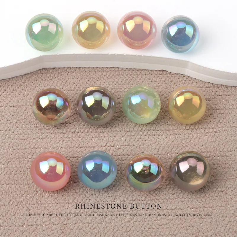 30 قطعة/الوحدة 10 مللي متر الملونة الراتنج الفطر زر المرأة الرجعية قميص سترة زر الأطفال سترة زر الزخرفية N404