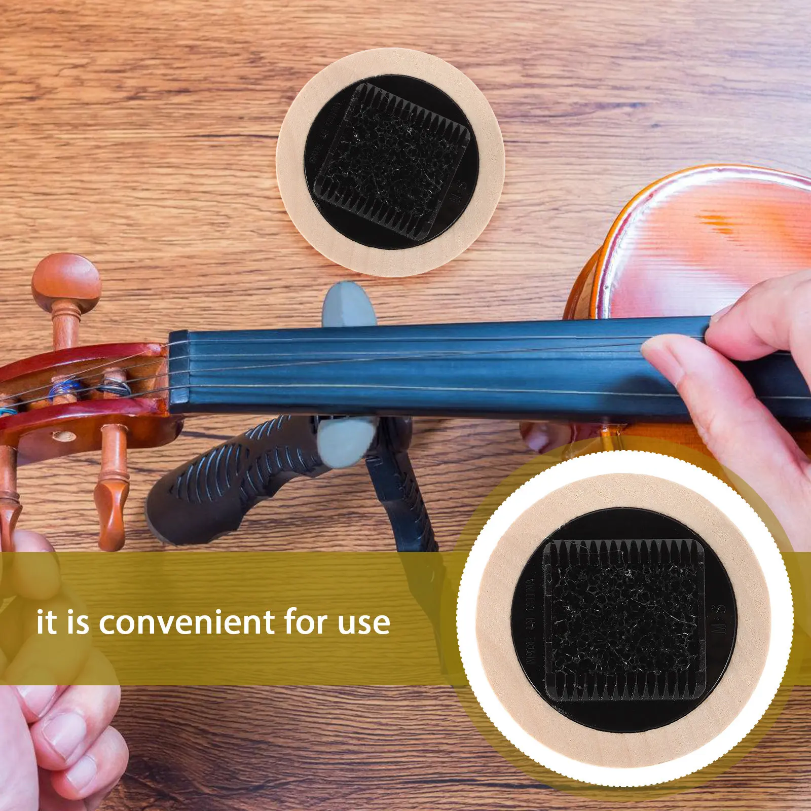 Violin Bow Hair Comb Portable  - Violin Rosin Bow ulasan dan harga