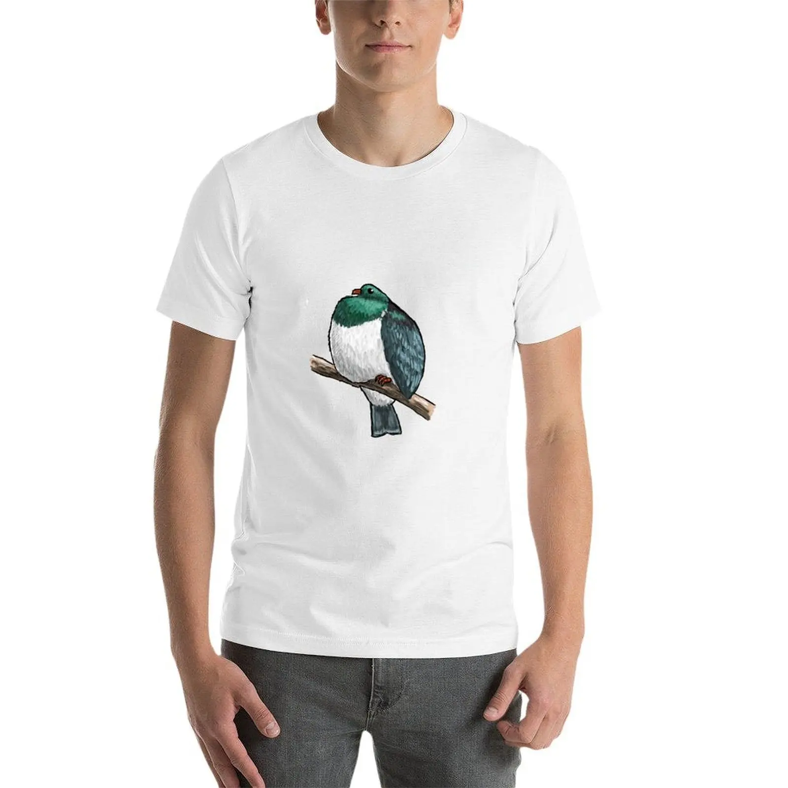 Kererū camiseta para hombre 100 por ciento algodón anime camiseta
