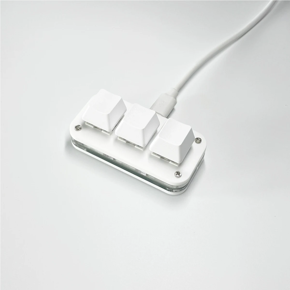 Three-button miniature mechanical keyboard, personalized custom free drive, copy and paste, combination key Type-C