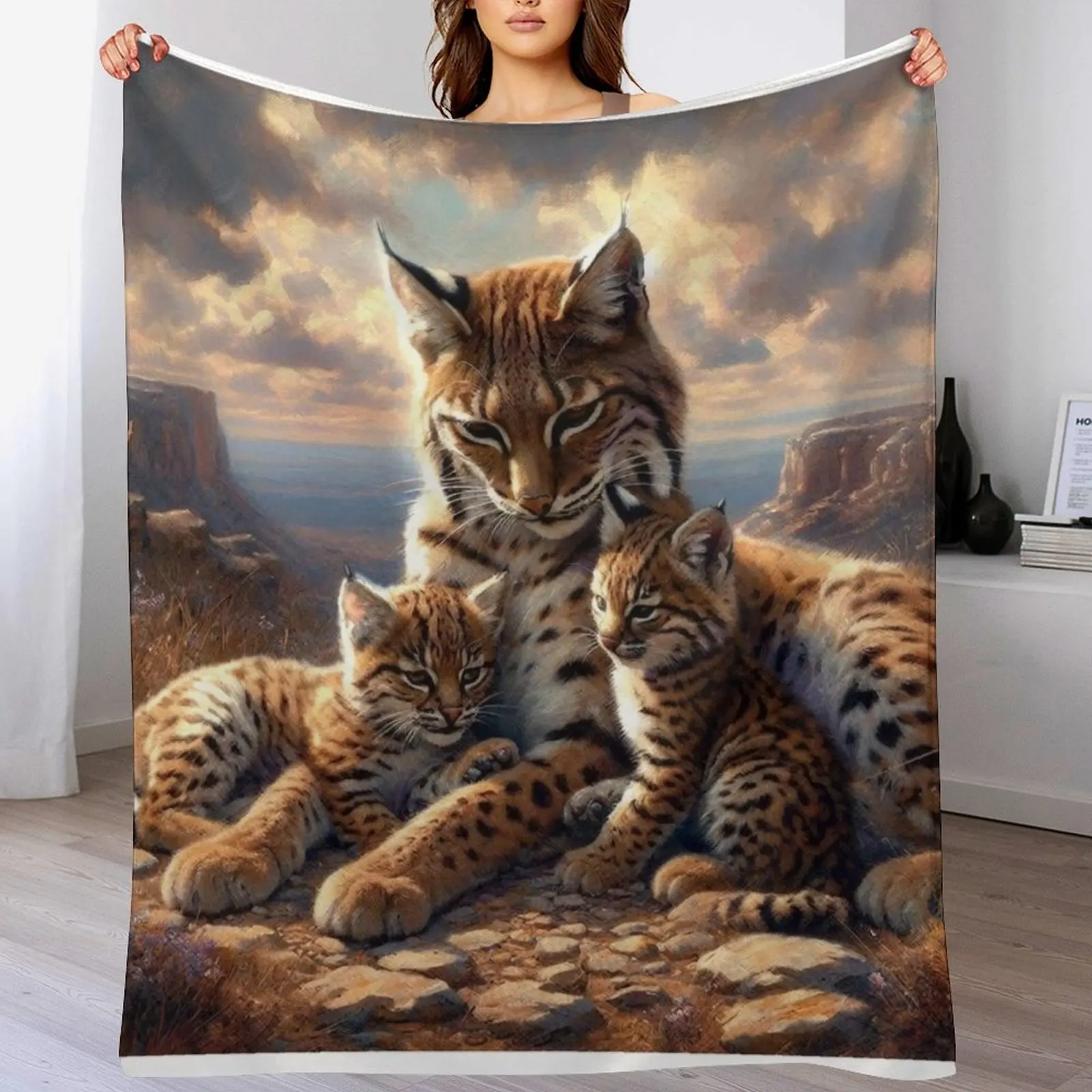 A Mother's Love Throw Blanket Soft Warm Blanket Gift for Men Women Adults