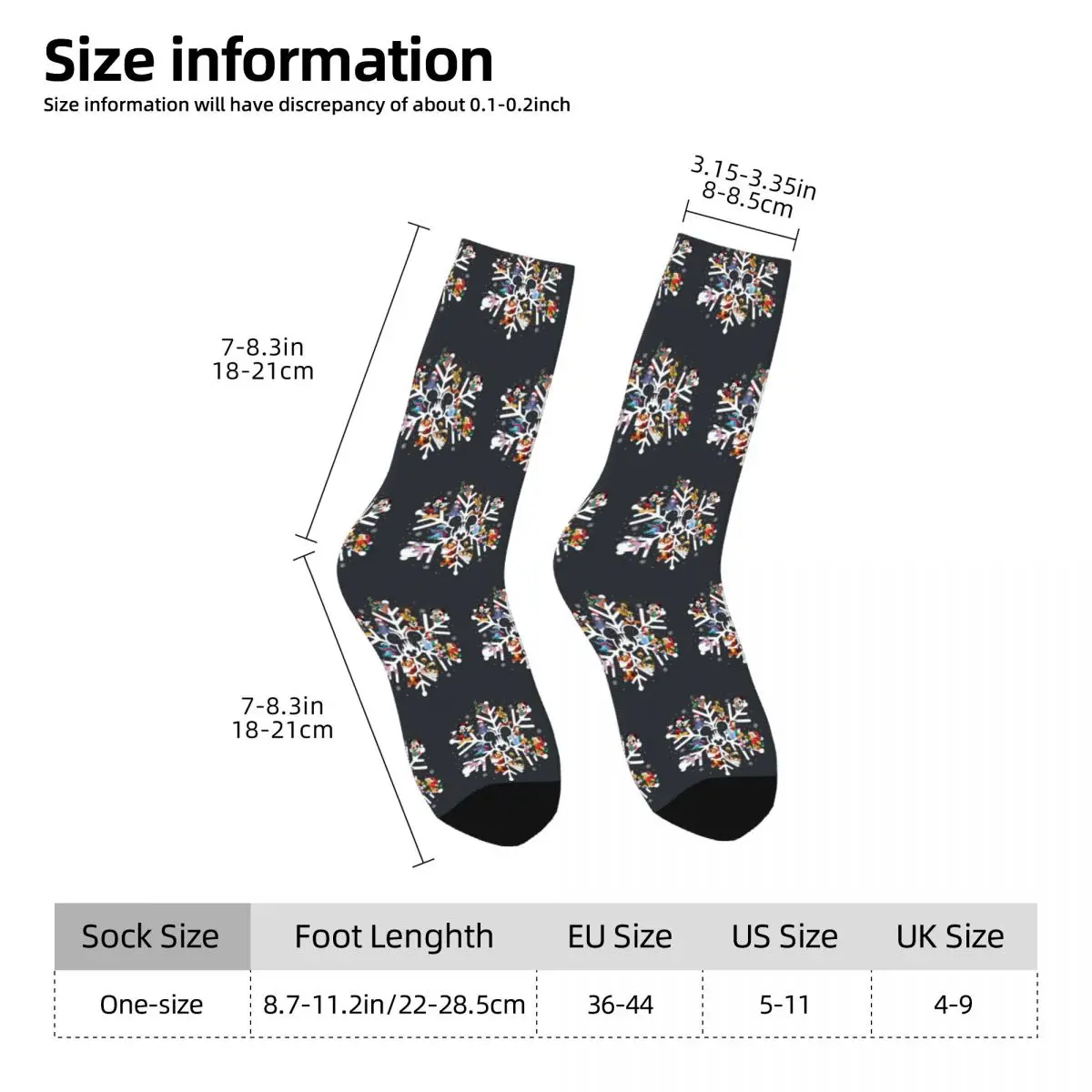 TureMouse-Chaussettes de Noël coordonnantes pour hommes, Chaussettes douces, Chaussettes de course personnalisées, Bas de sport, Mode, Automne