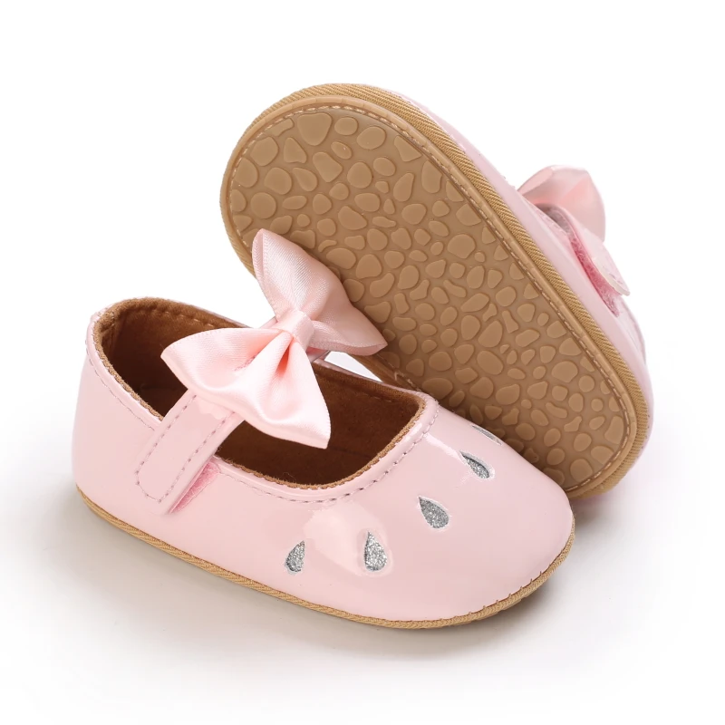Lauflernschuhe für Babys (0–12 Monate), Prinzessinnenschuhe, PU-Leder, weiche Sohle, niedlich, modisch – Detail 7