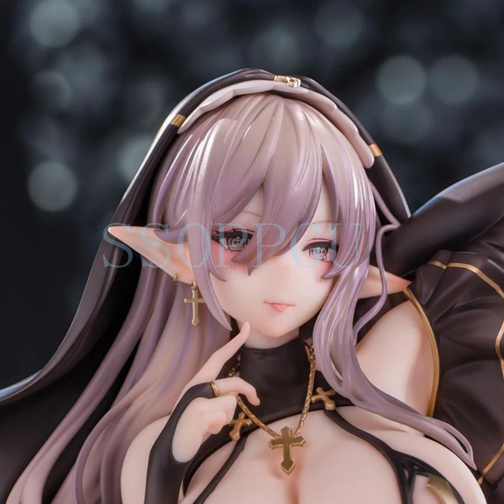 Figura de acción de PVC de anime, modelo coleccionable, muñeca de juguete, Nun Elf QYIFUTA CRUFU PINKMANGO Shokugeki no Souma Nakiri Erina Bunny