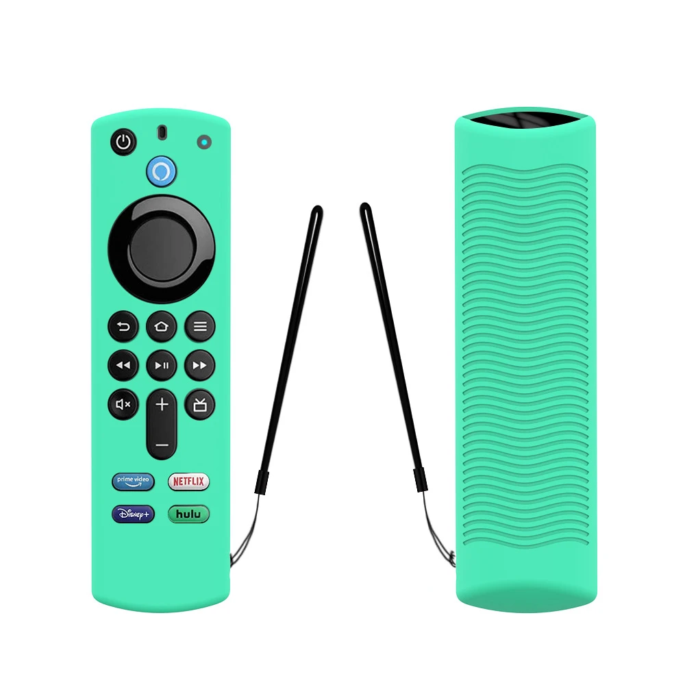 TV Remote Control Cover Protective Case Silicone Soft Shockproof Case For Fire TV Stick 4K 3rd Remote Control