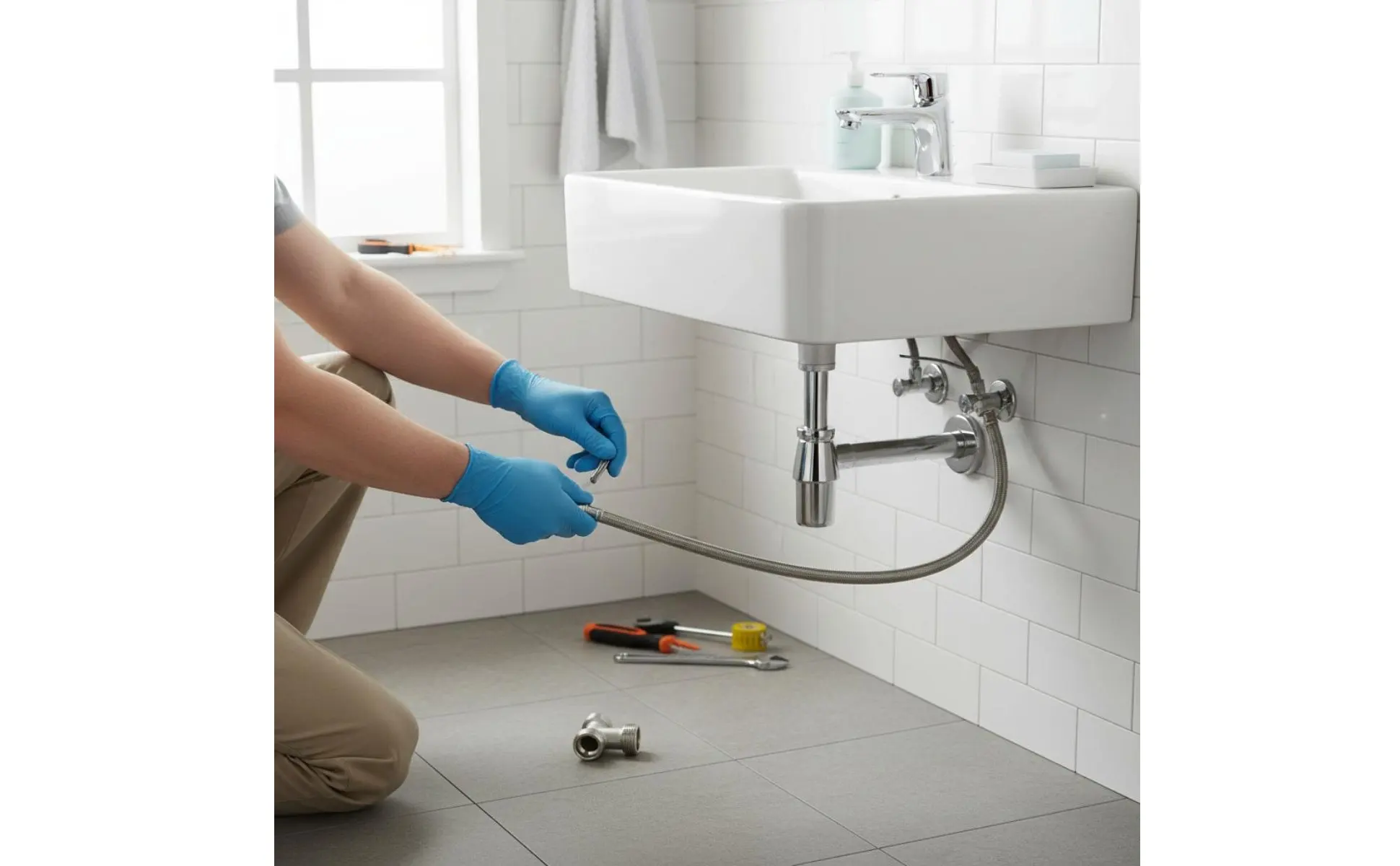 Stainless StainlessFlex Connector Heat-Resistant Flexible Braided Pipe Plumbing Part Long-Lasting for Dryer, Bathroom