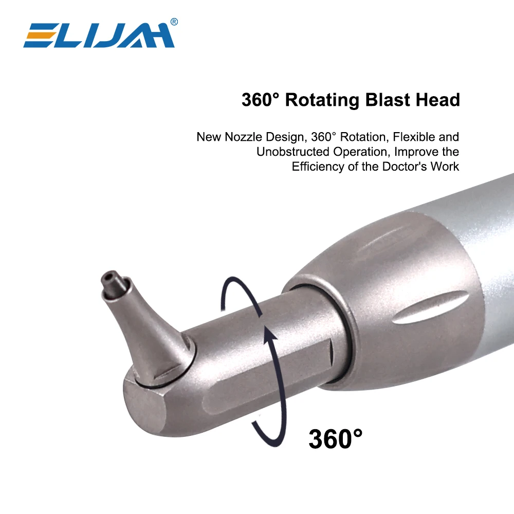 

ELIJAH стоматологический микробластер из оксида алюминия, микроотталкиватель, пескоструйный пистолет из глинозема, воздушный абразивный полировщик, 2/4 отверстия, стоматологические инструменты