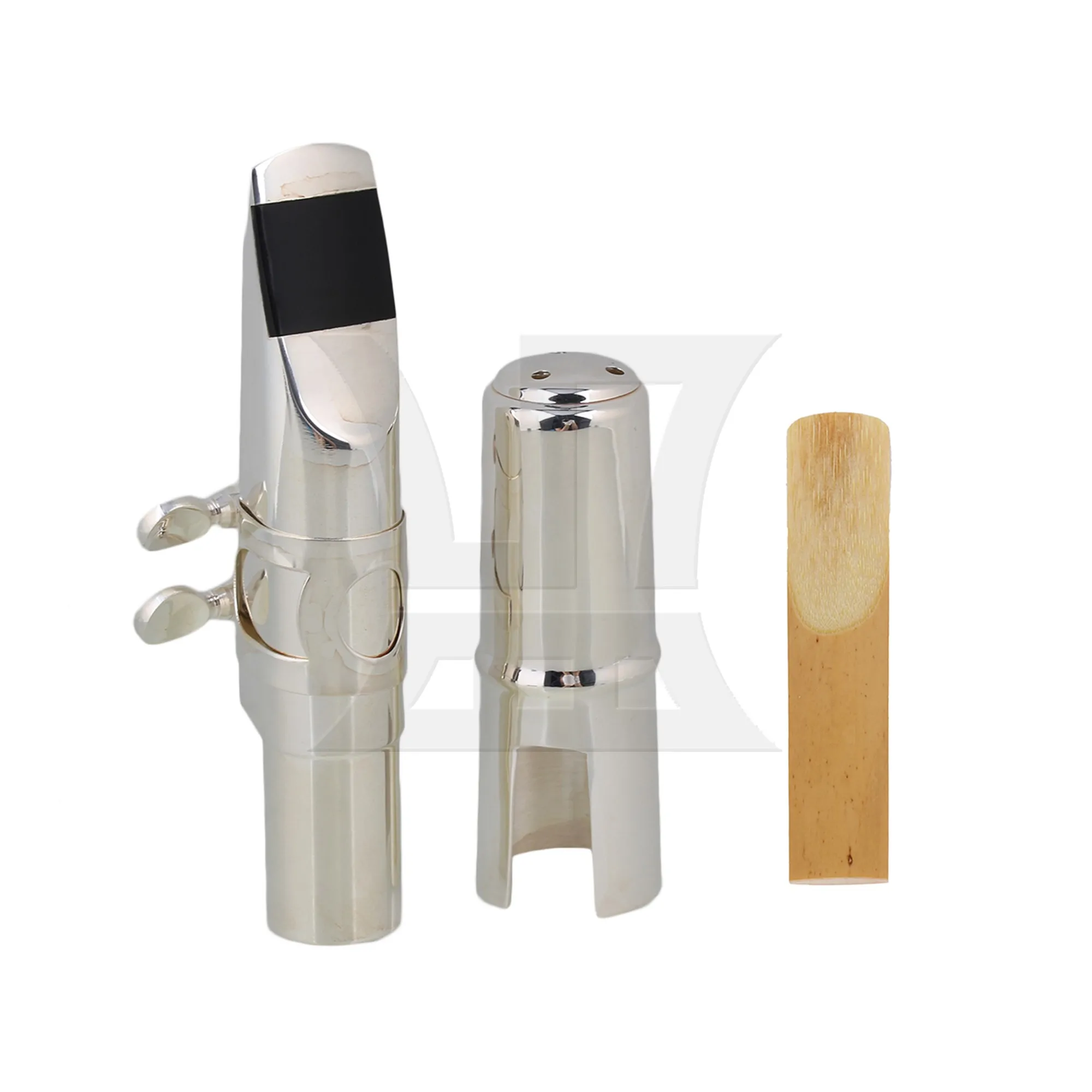 

Yibuy 7# Tenor B-Flat Saxophone Mouthpiece Set, Not Easy To Deform And Damage, Used For Birthday Gifts, With 2.5 Saxophone Reeds