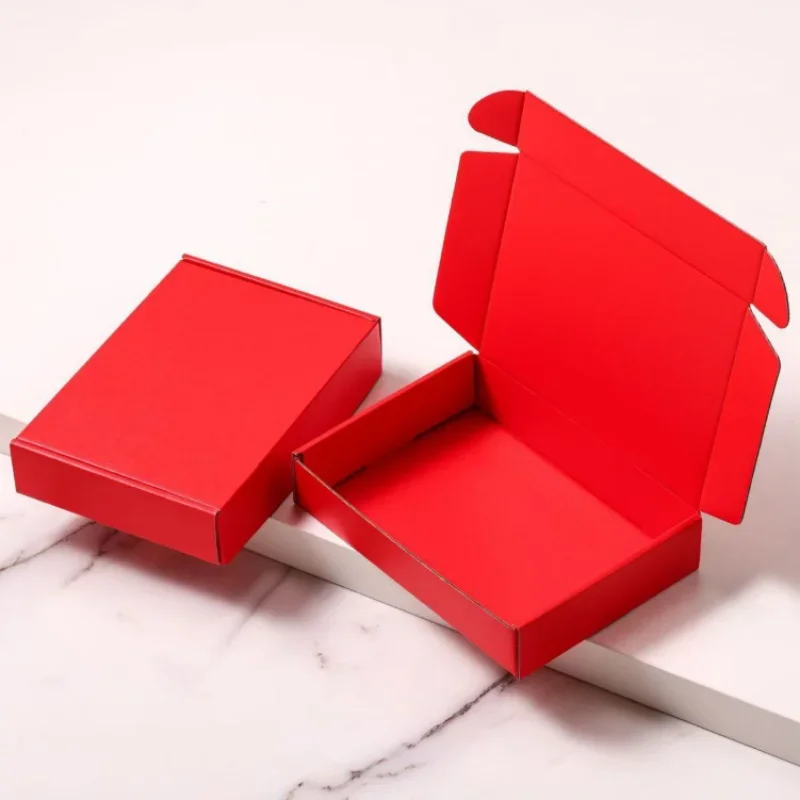 10 Pack Thickened Courier Box Colored Shipping Box for Clothes Corrugated Gift Packaging
