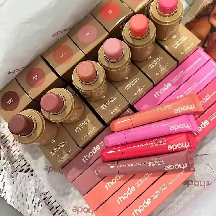 로드 스킨 밤 립 글로스 스파이시 마르그 선 소크 태닝 라인 포켓 블러쉬 스틱 비퇴색 방수 블러셔 보습 립스틱