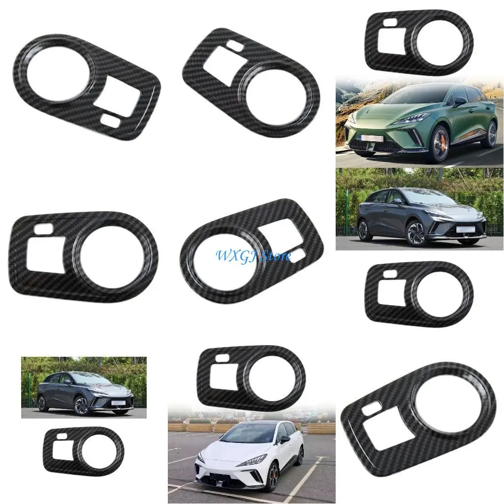 

37JE Headlight Adjustment Control Button Cover Trim Sticker for MG4 2022-2024