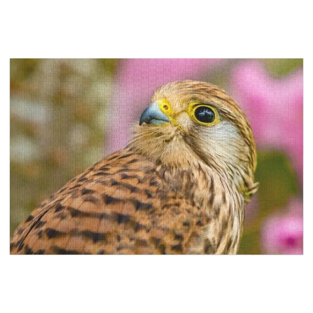 Female Kestrel Jigsaw Puzzle Customizable Child Gift Wooden Name Personalized Toy Puzzle