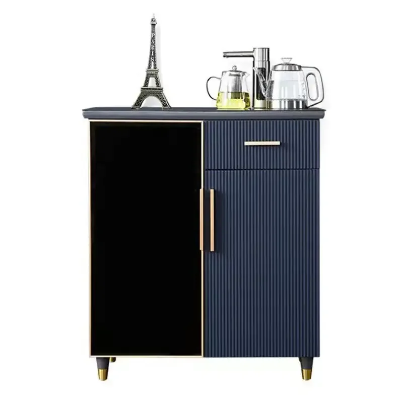 

New light luxury, solid wood smart tea bar machine, high-end living room, fully automatic household integrated cabinet