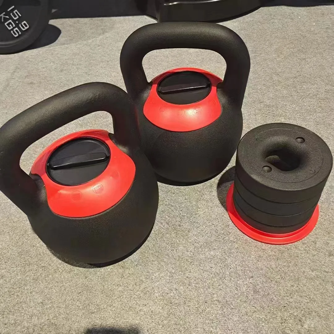 2025 الرجال الحديد الزهر Kettlebell قابل للتعديل Kettlebell لكامل الجسم قوة التدريب القرفصاء تجريب أجهزة لياقة بدنية منزلية حديثا