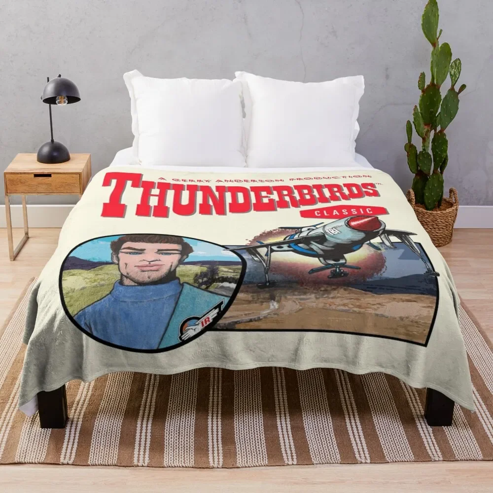 

My first piece of Gerry Anderson Thunderbirds fan art. Throw Blanket Fluffy Shaggy Decorative Beds Blankets