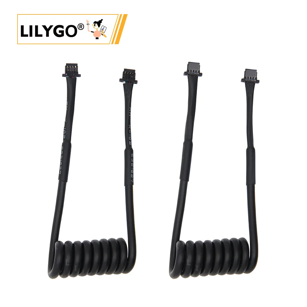 LILYGO® Accessories Spring Connector Cables, Qwiic to Qwiic / Grove to Grove