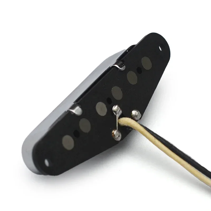 TL مختومة واحدة الأساسية الرقبة لاقط ألنيكو 5 لوحة الألياف المغناطيسية بكرة قضيب الكروم الذهب الأسود