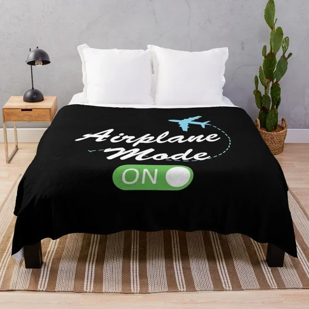 

Airplane Pilot Aviation Helicopter Gift Throw Blanket Lightweight Warm Blanket for Travel Camping