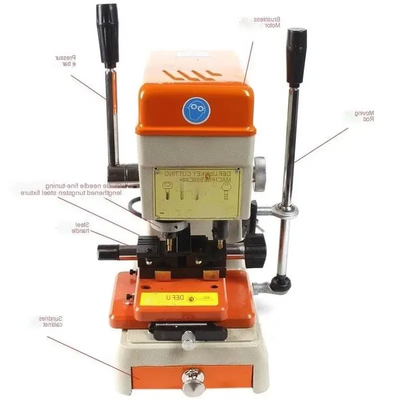 998C Key Cutter Drilling Machine, 200 W, Multifunction Key Production, Lock Requirements, Key Manufacturing