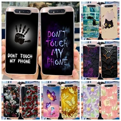 For Samsung A80 Case Cool Fashion Cartoon Pattern Bumper Soft Silicone Clear Cover For Samsung Galaxy A80 A90 4G SM-A805F Fundas