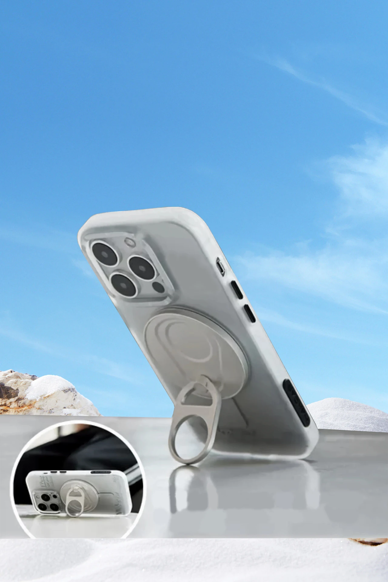 Для Magsafe магнитная молния верхняя банка 1 шт. сильная присоска шестигранник вращающиеся на 360 наклейки на стену Everywhere складное кольцо держатель для телефона