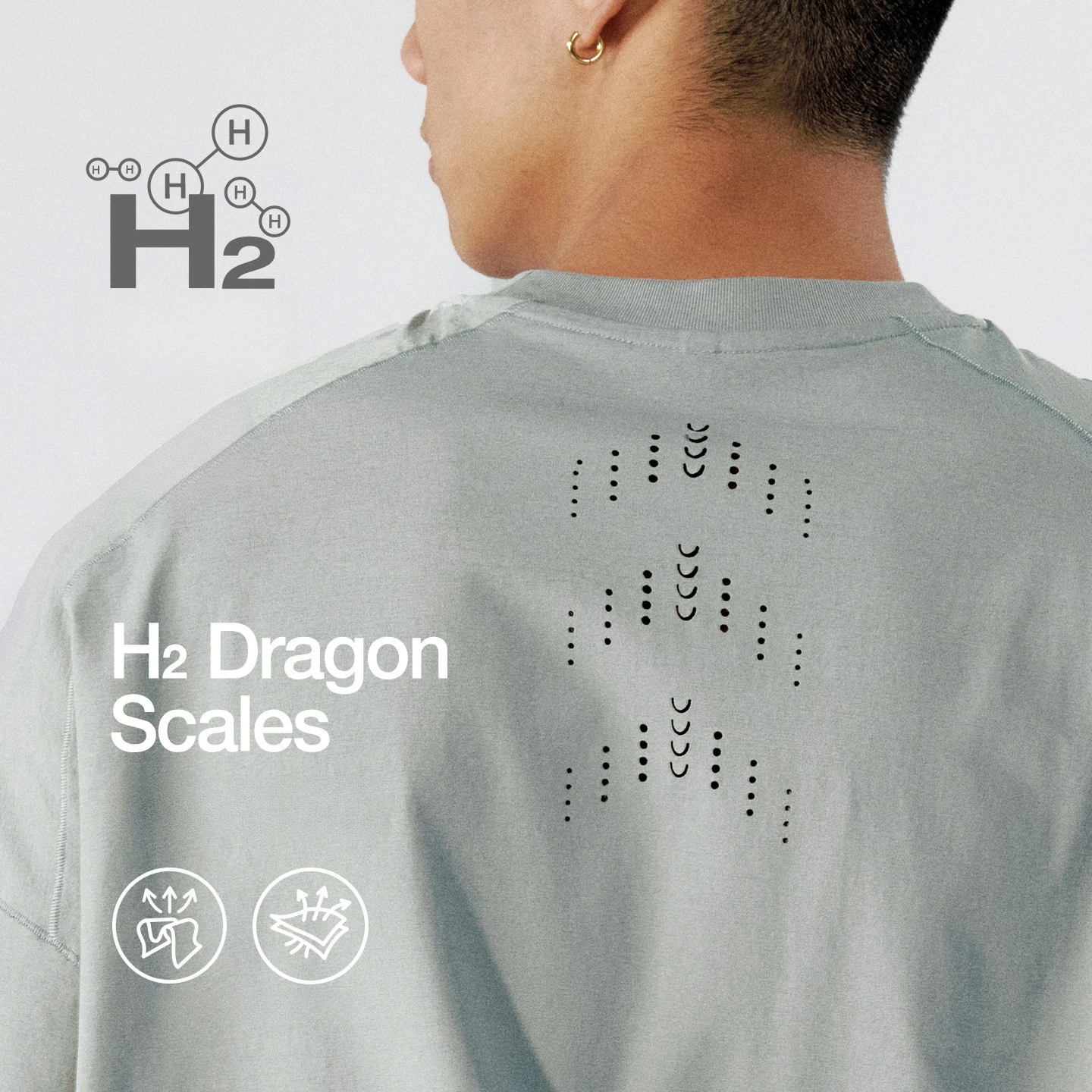 Dragon Scales Hydrogen Long-Sleeve T: Your Breezy Autumn Essential Breathable and Sweat-wicking O-neck Long-sleeved Shirt
