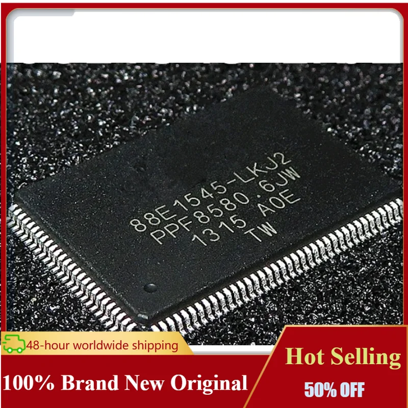 1PCS 88E1545-LKJ2 88E1545 Chip QFP-128 Ethernet Chip Transceiver Communication IC Hot Selling
