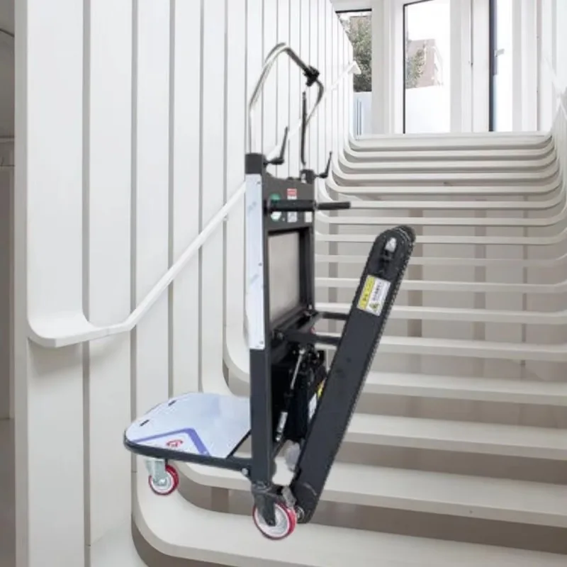 

Low Price Electric Stair Climbing Trolley for Building Cement Load Transport in Logistics and Warehouse