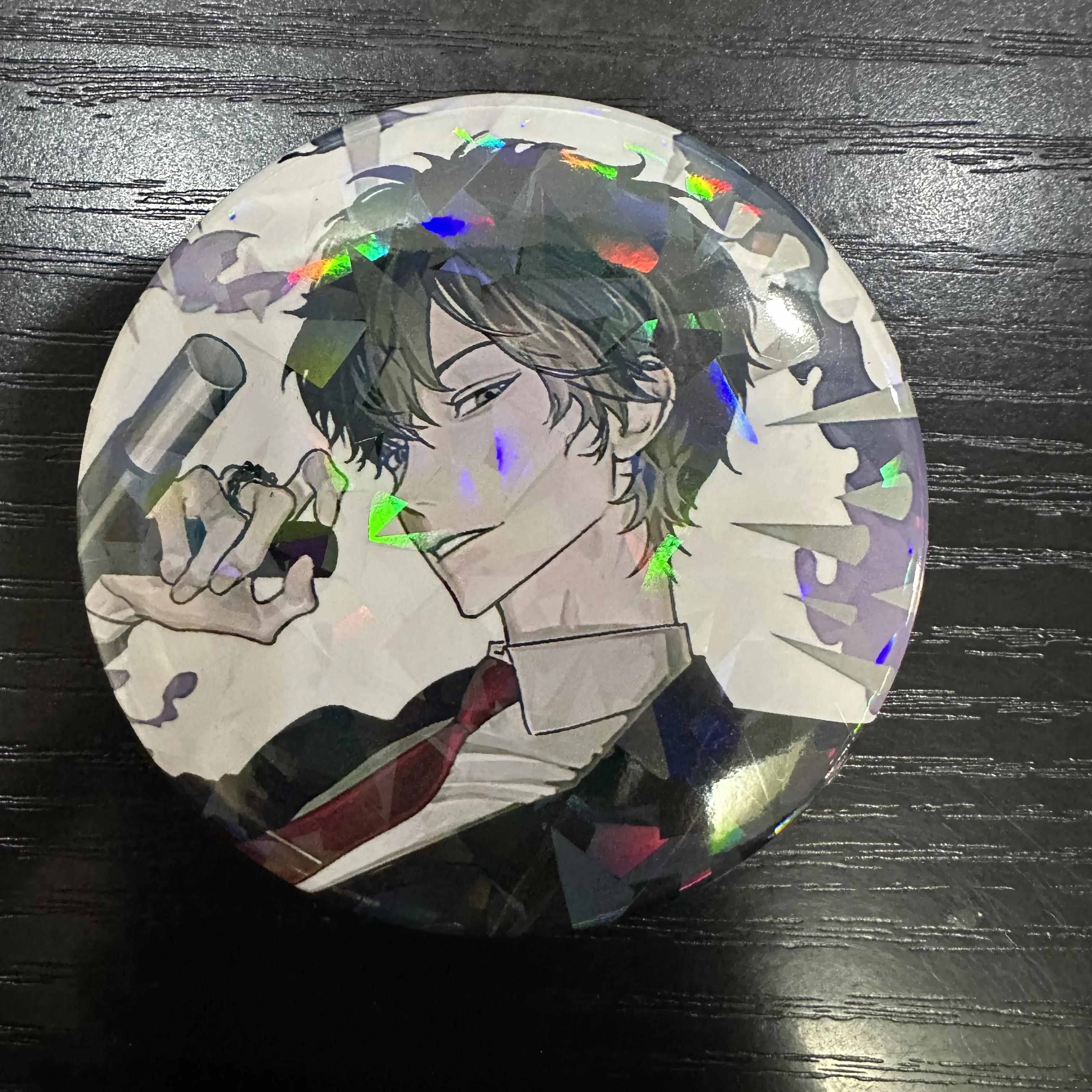 Anime HITMAN REBORN! Figure Rokudou mukuro Sawada Tsunayoshi Hibari Kyōya Cosplay Metal Badge Bag Pins Fans Xmas Brooch Gifts