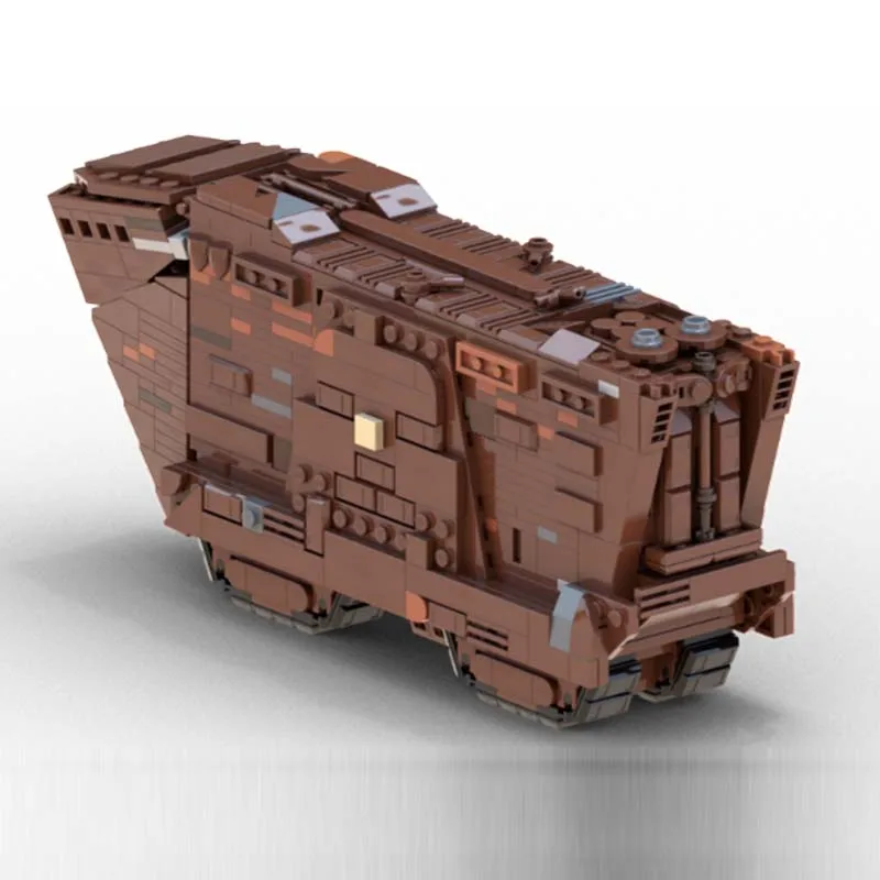 857PCS Midi Sandcrawler Guerra Spaziale Militare MOC SpaceShip Battaglia Puzzle Personalizzati Architettura Educazione FAI DA TE Assemblaggio Giocattolo del capretto Regalo