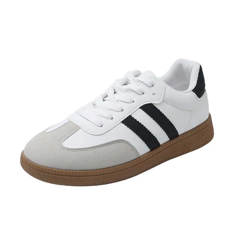 

Women Tennis Sneakers Flats Ladies Fashion Lace-up Vulcanized Shoes Autumn Outdoor Trainers Student Board Shoes Footwear