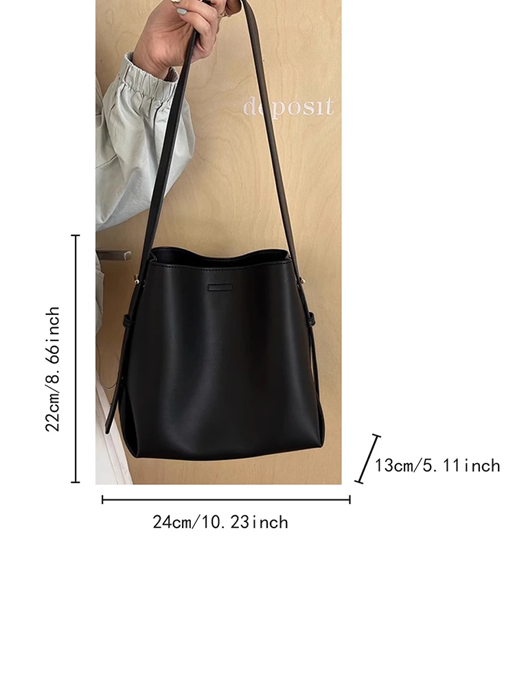 2025 حقيبة دلو جديدة حقيبة كروس ذات سعة كبيرة، حقيبة كتف، حقيبة تحت الإبط، حقيبة يد نسائية يومية للركاب حقيبة نسائية #6