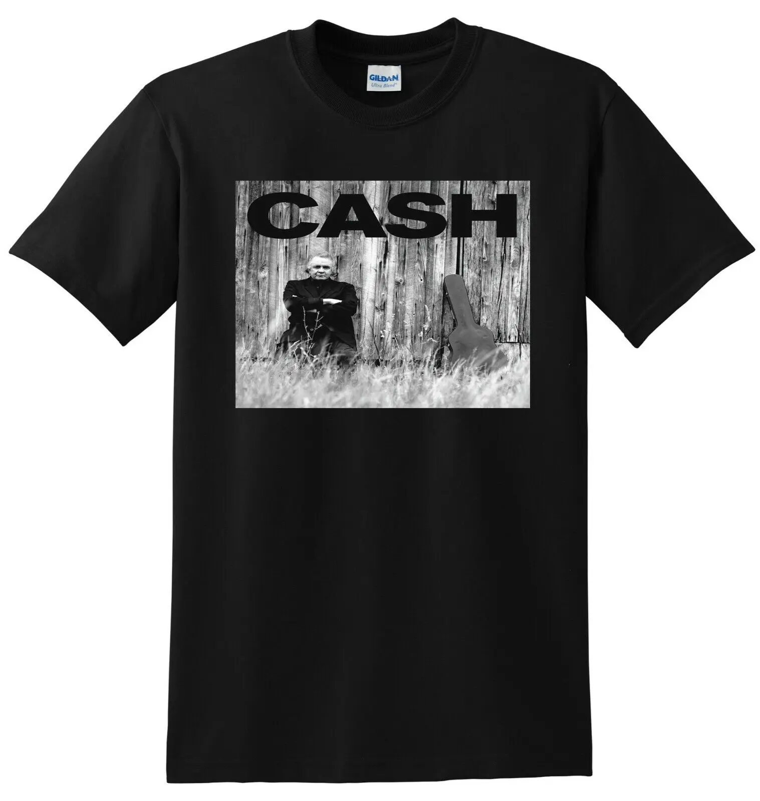 JOHNNY CASH T SHIRT american ii unchained vinyl cd cover S-5XL