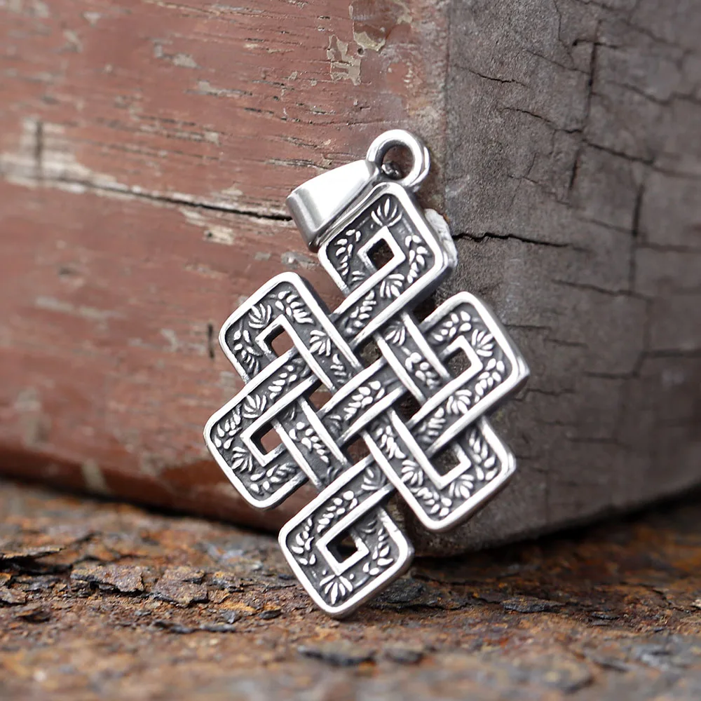 024 New 316L Stainless Steel Unique Viking Celtic Festival Pendant Necklace For Man Women Animal Jewelry For Teens Gift