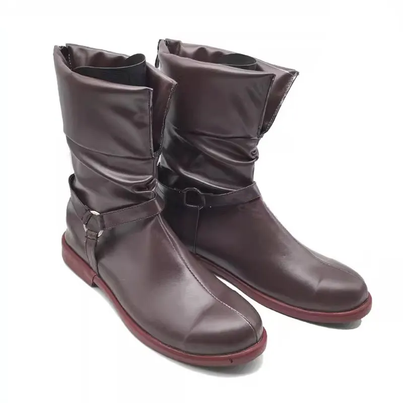 New Alchemist Edward Elric Cosplay costume  Shoes Anime Women Men Boots