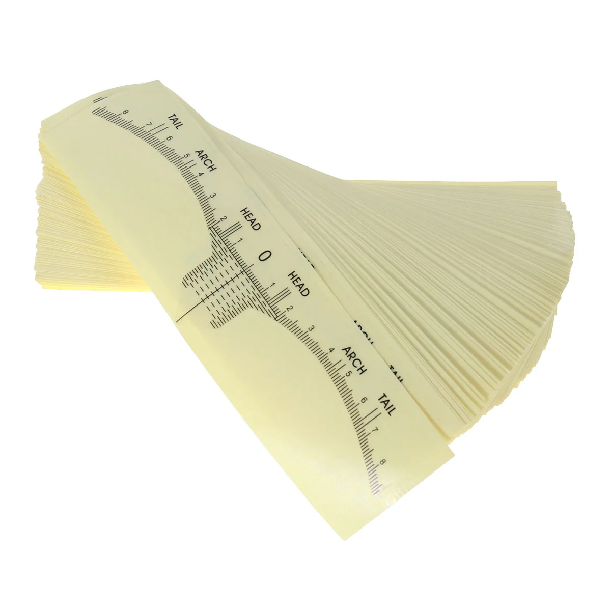 

100 PCS Disposable Eyebrow Ruler Stickers Adhesive Eyebrow Microblading Ruler Guide Eyebrow Shaping Tools Eyebr