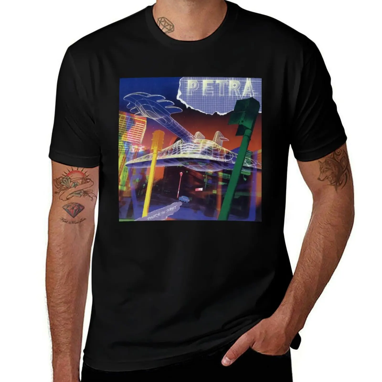 

Music Vintage Retro Petra Band Vintage Photograp T-Shirt cotton tshirt 100% funny t shirts cotton T-shirt