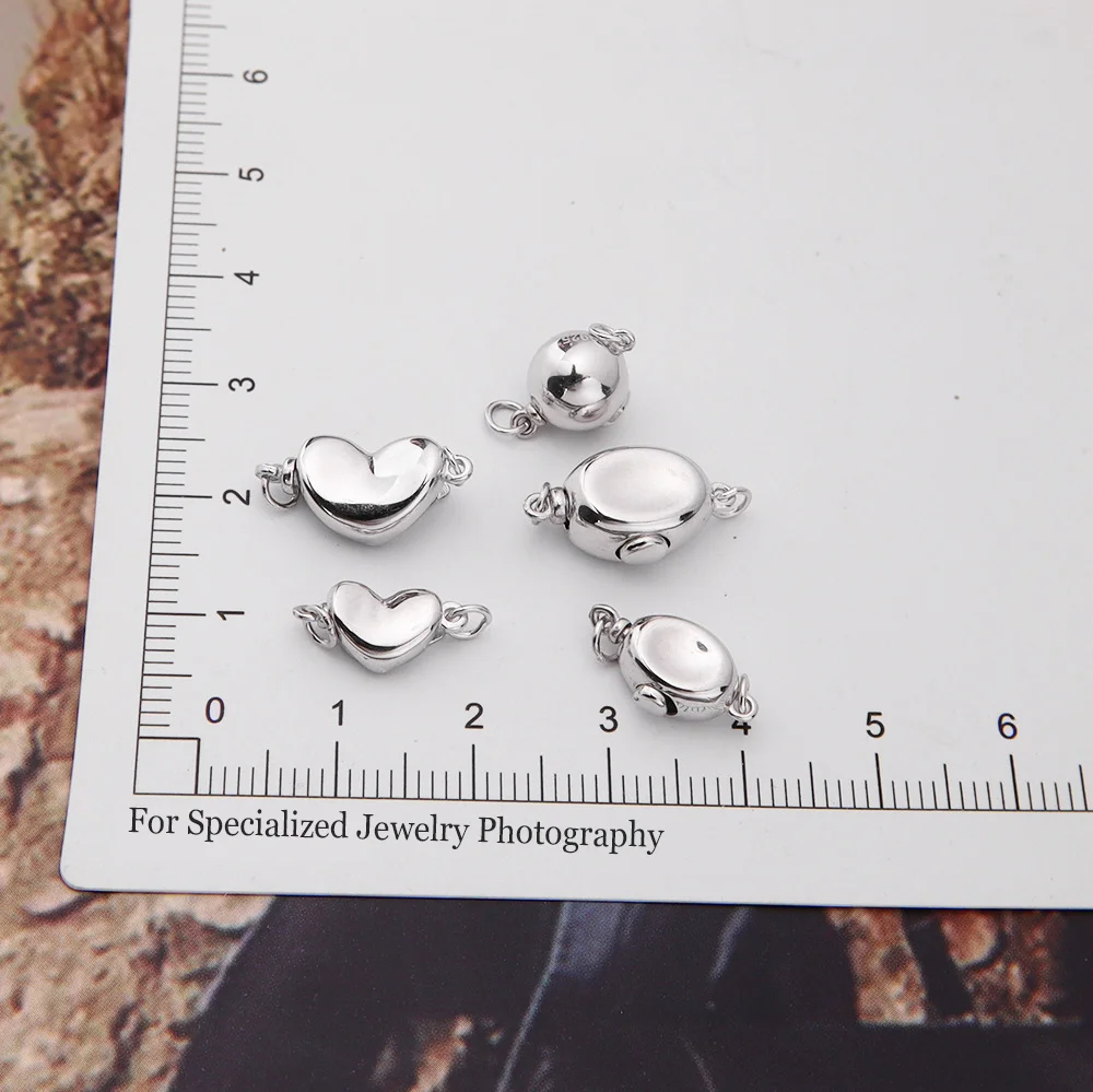 2 قطعة 925 فضة قارب على شكل سبيكة مشبك موصل المشابك ل سوار ذاتي الصنع قلادة مستلزمات صناعة المجوهرات النتائج #6