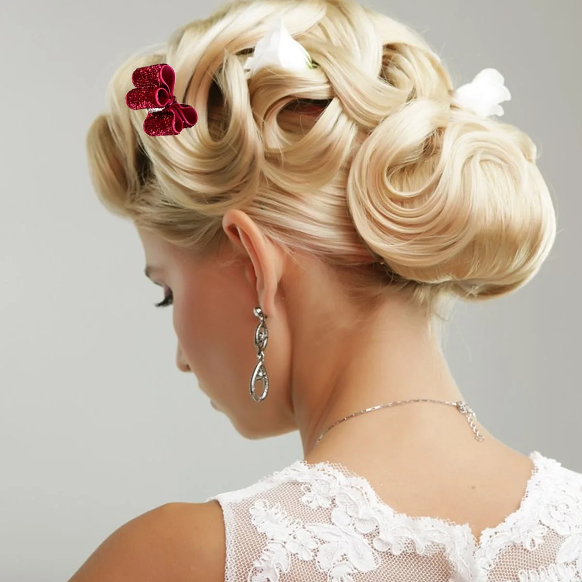 

10pcs Sequin Bow Headdress Hair Accessories Dog Ties Headgear Pet Ring Headwear Christmas Birthday Photo Props Pet Supplies