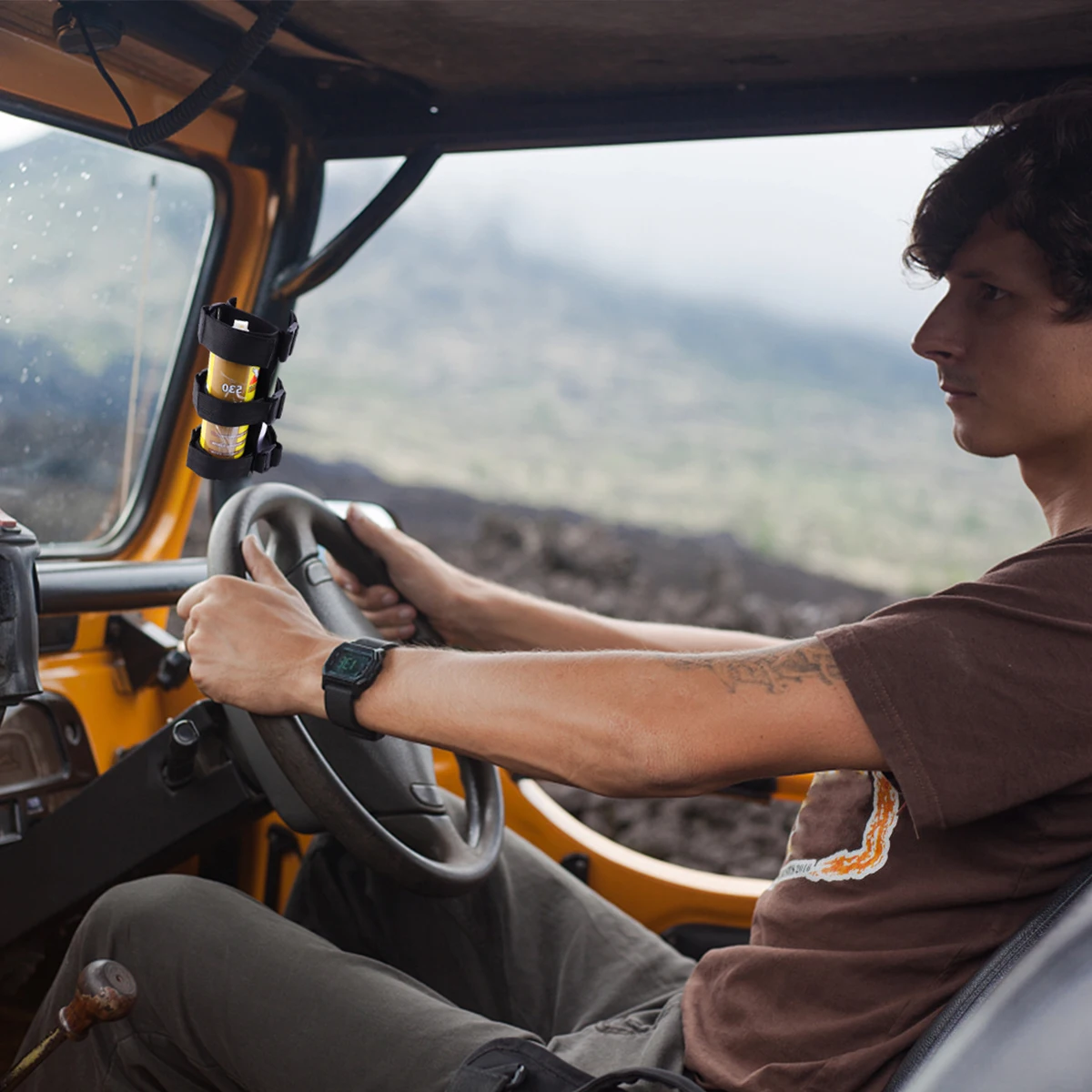 

Прочный нейлоновый автомобильный ремешок для огнетушителя, черный ремешок для фонарика, шнур, ремешок для чашки огнетушителя, фиксированная веревка