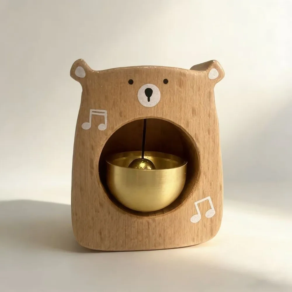 Magnetic Bear Doorbell Detachable Design Delightful Sound Creative Doorbell Animal Shaped Rust-Proof Wind Chime Doorbell